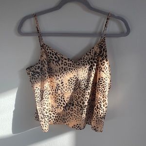 Forever 21 cheetah blouse